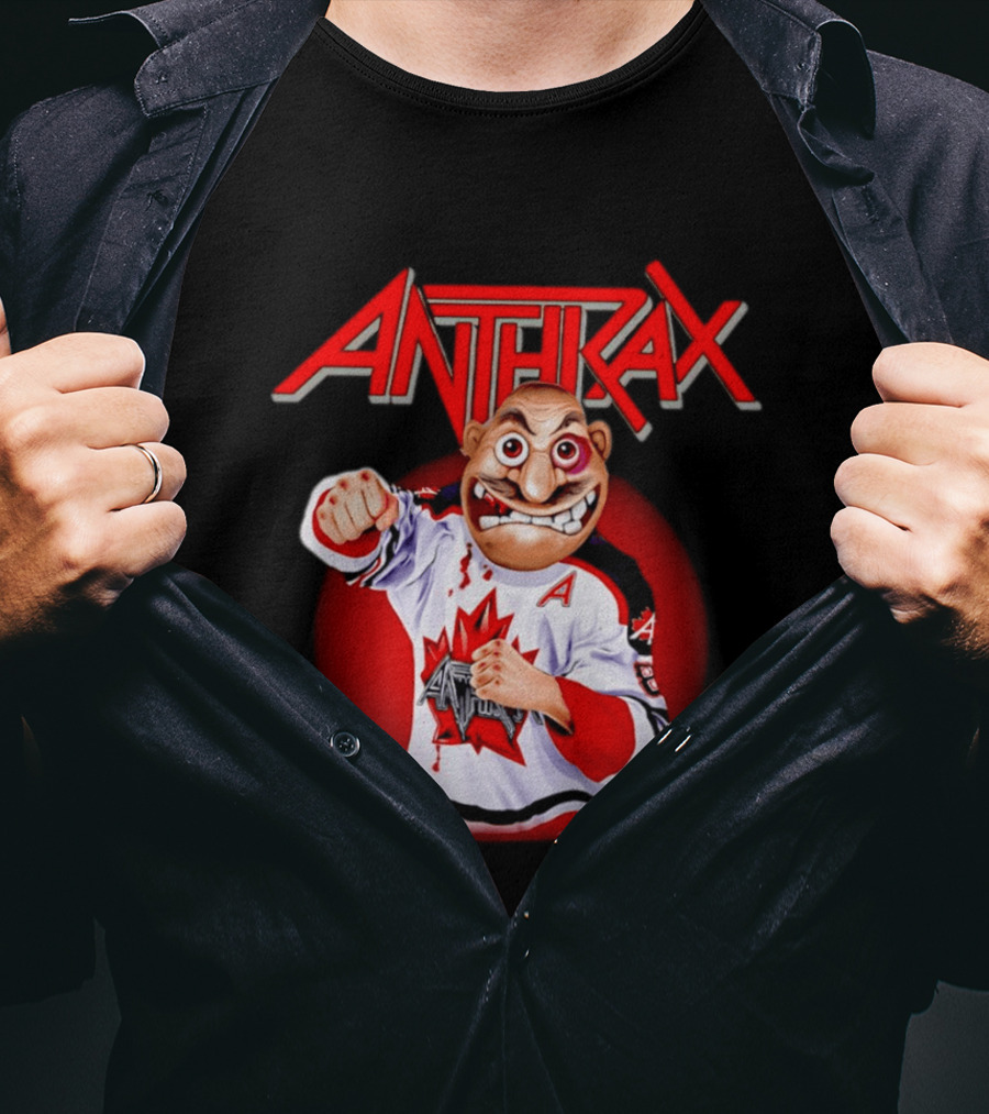 Anthrax Hockey Jersey With Mad T-Shirt