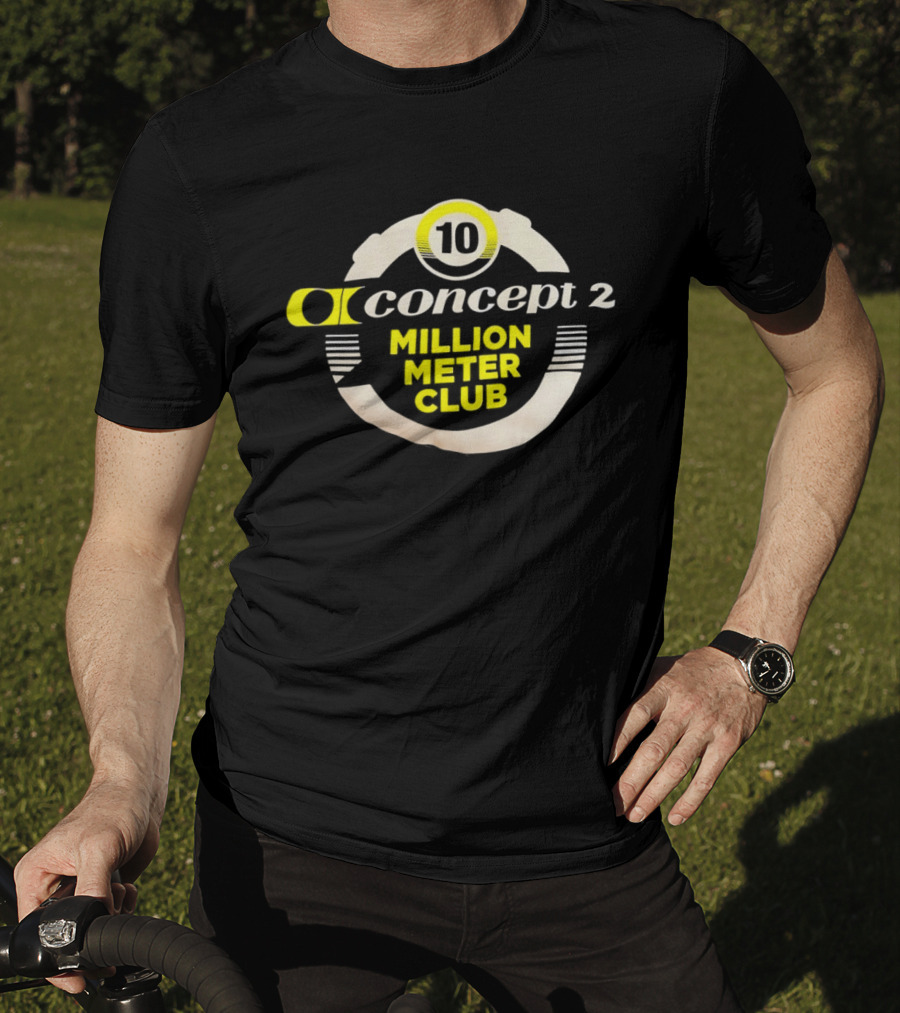Concept 2 Million Meter Club 10 Anniversary T-Shirt