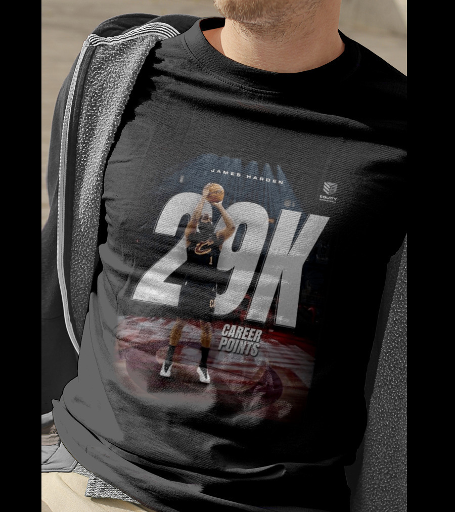 James Harden 29K Career Points NBA Milestone Celebration T-Shirt