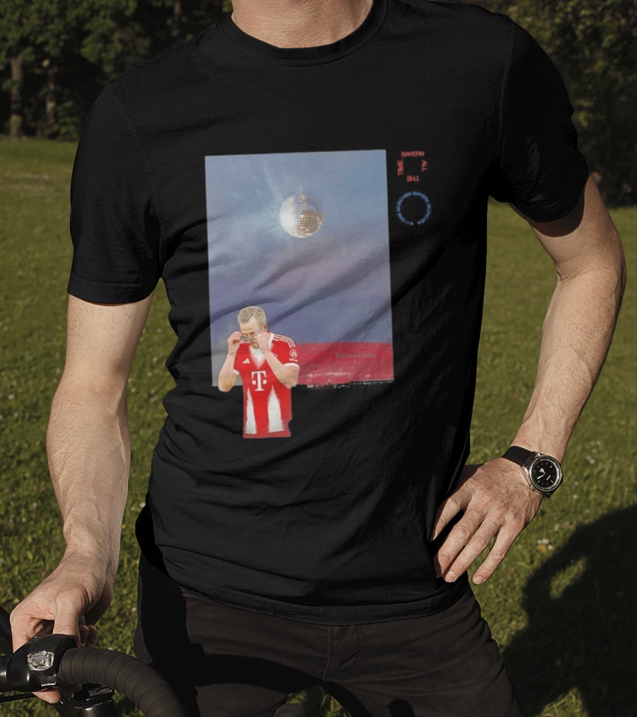 Harry Kane Bayern Munich Disco Ball Football T-Shirt
