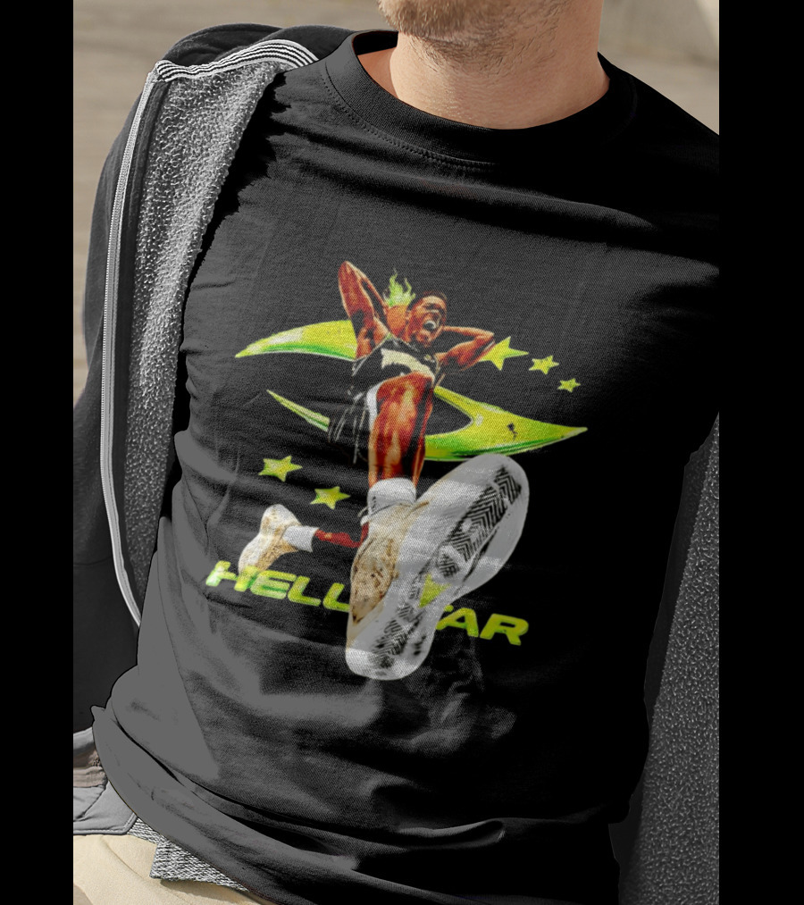 Hell Star Anthony Edwards Minnesota Timberwolves Dunk Flame T-Shirt