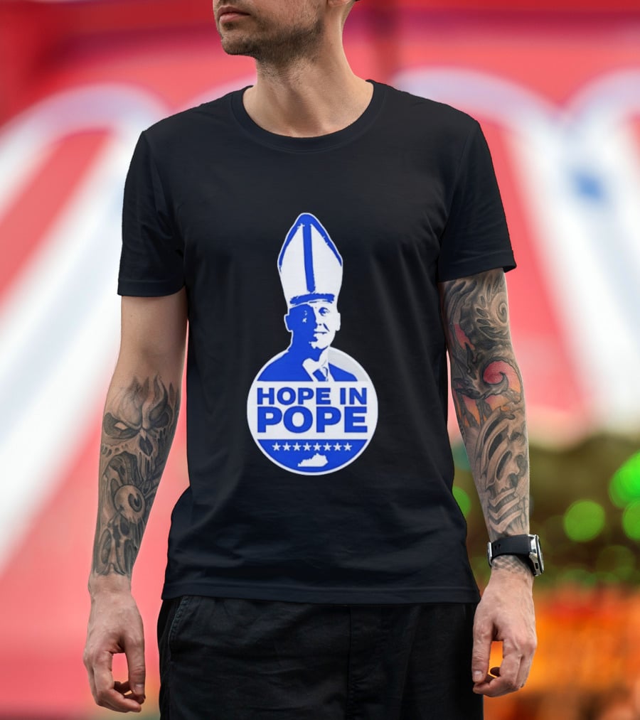 Hope In Pope Kentucky Wildcats Baseball Fan T-Shirt