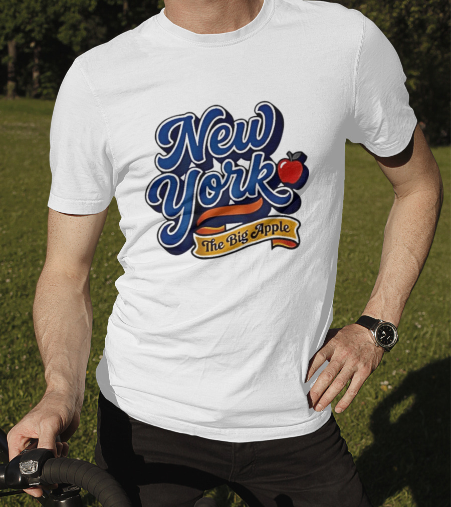 New York The Big Apple Classic Red Apple T-Shirt
