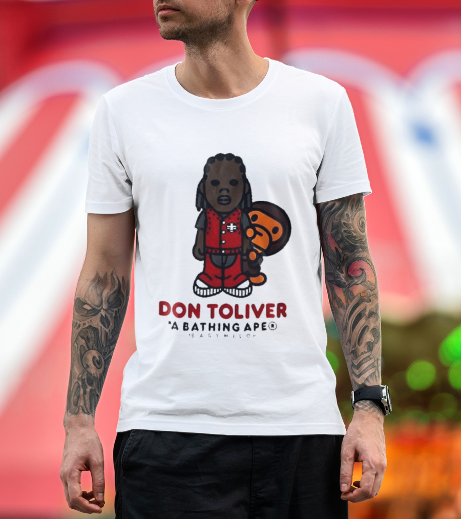 Don Toliver A Bathing Ape Baby Milo Collaboration T-Shirt