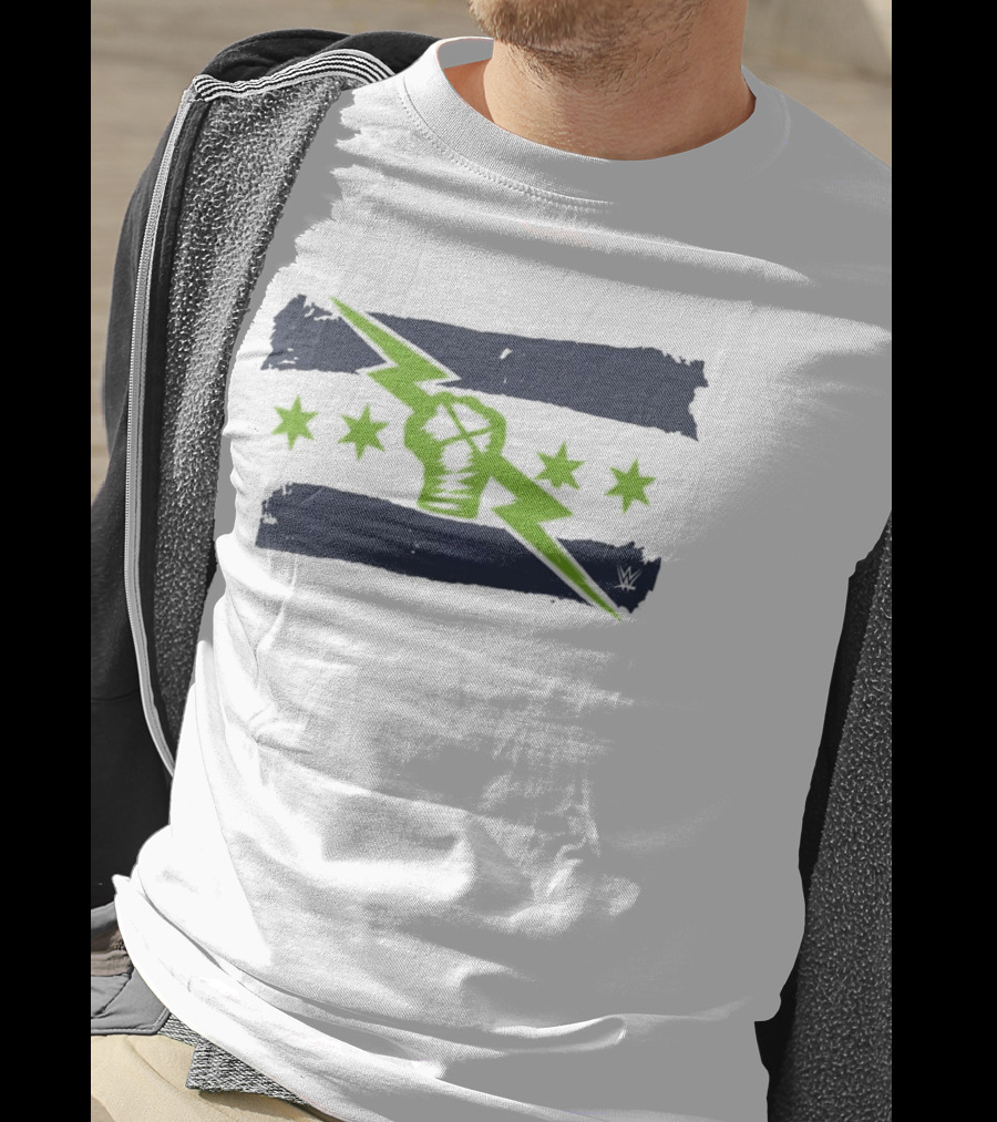 Seattle Is The Best In The World Lightning Bolt Fist Stars T-Shirt