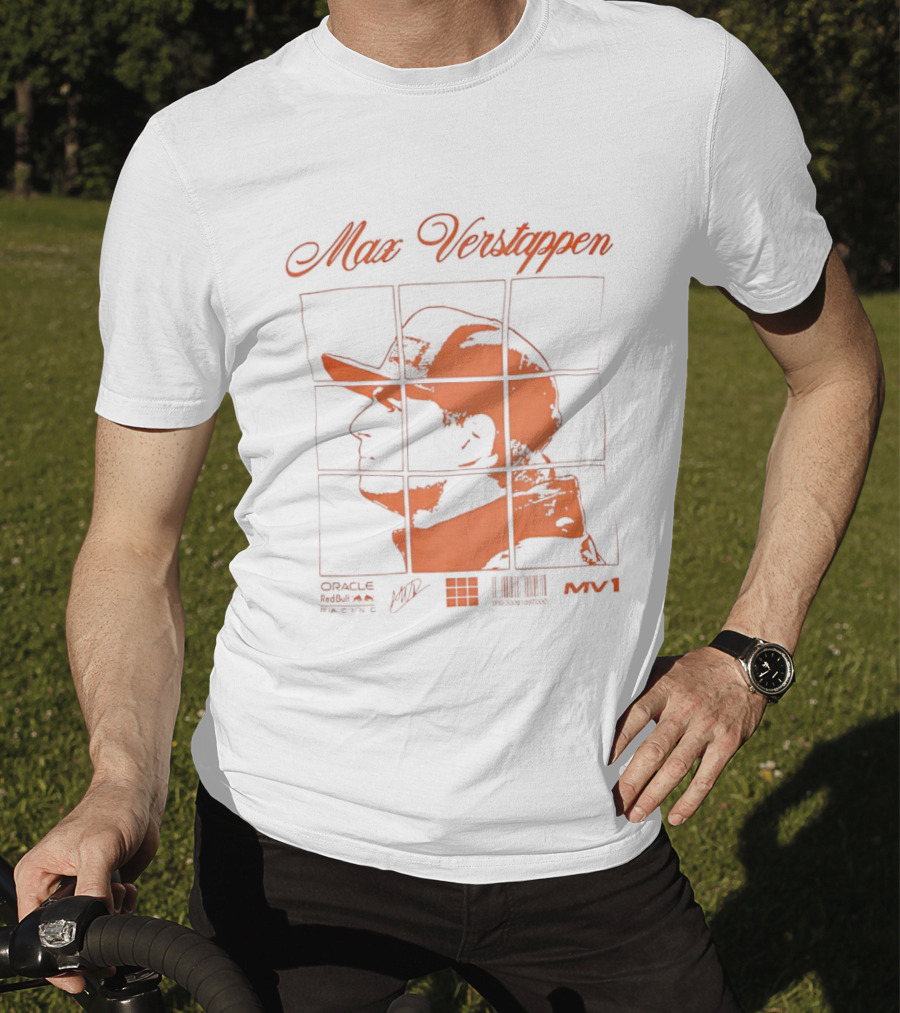 Max Verstappen Red Bull Racing Driver Puzzle T-Shirt