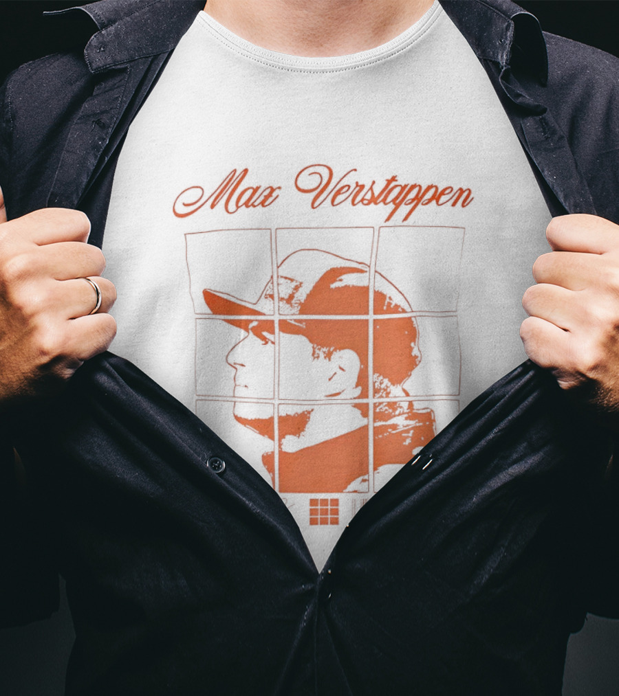 Max Verstappen Red Bull Racing Driver Puzzle T-Shirt