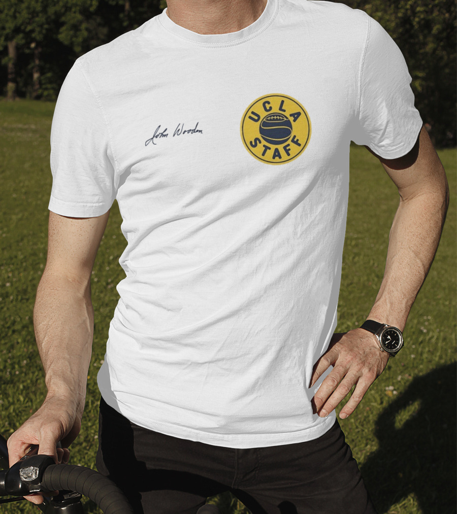 UCLA Staff Basketball John Wooden T-Shirt
