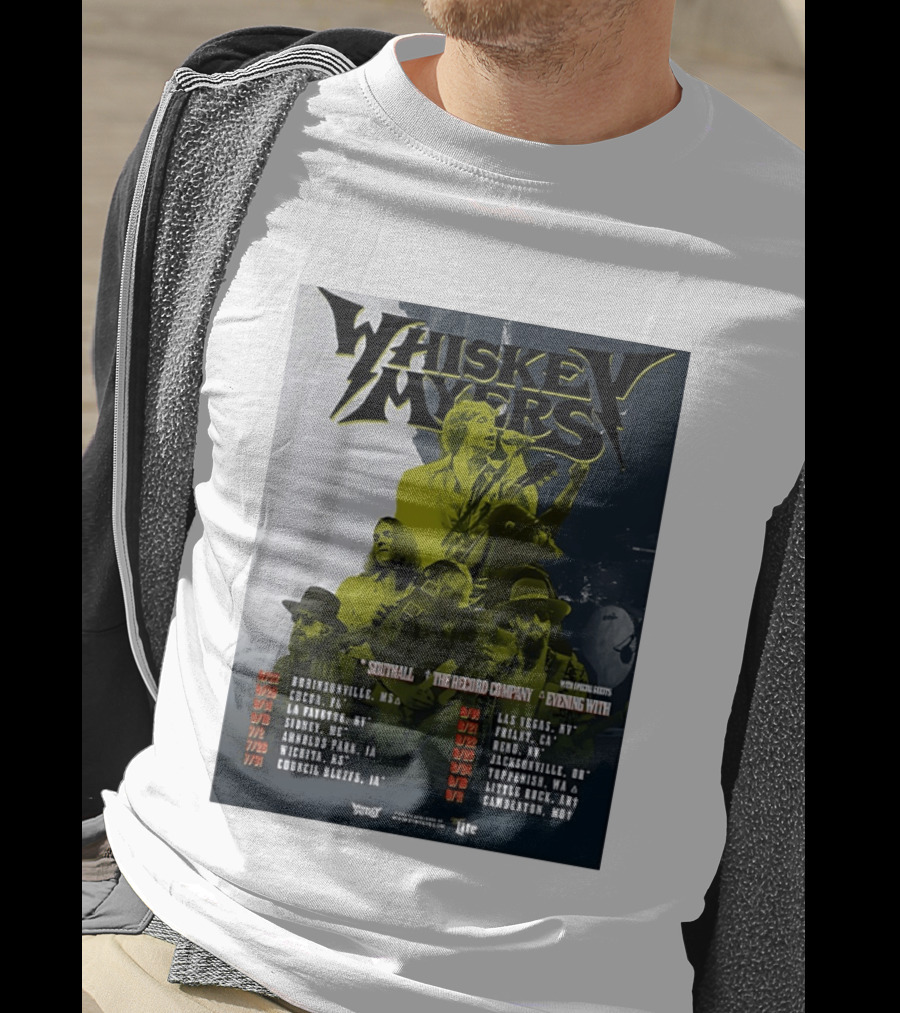 Whiskey Myers 2026 Tour North America Dates With Southall And The Record Company T-Shirt