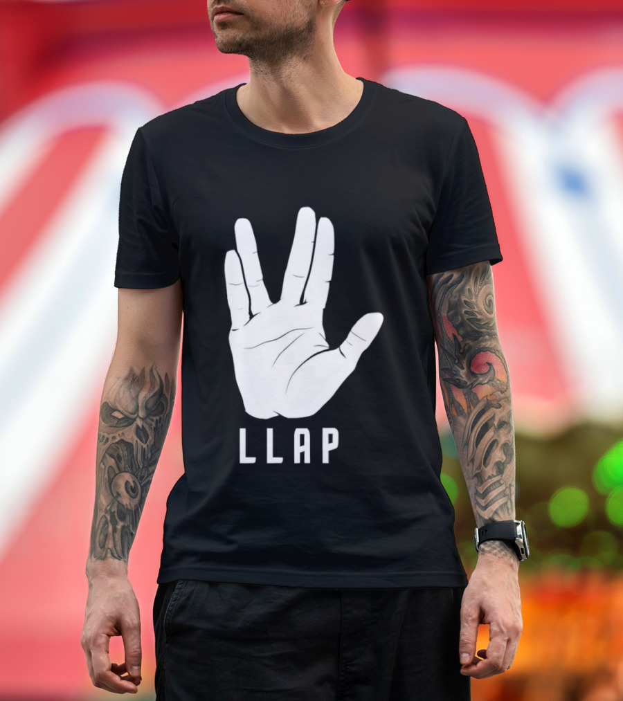 LLAP Vulcan Salute Hand T-Shirt
