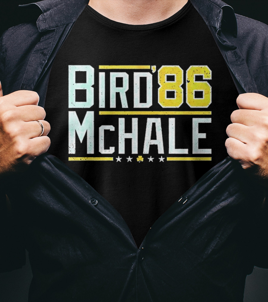Bird '86 McHale Retro Basketball T-Shirt