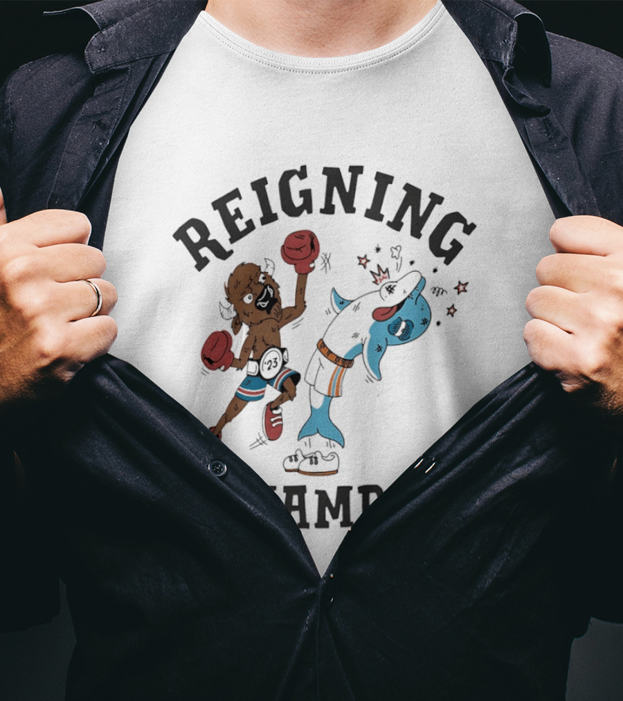 Reigning Champs Buffalo Vs Miami Boxing Showdown T-Shirt