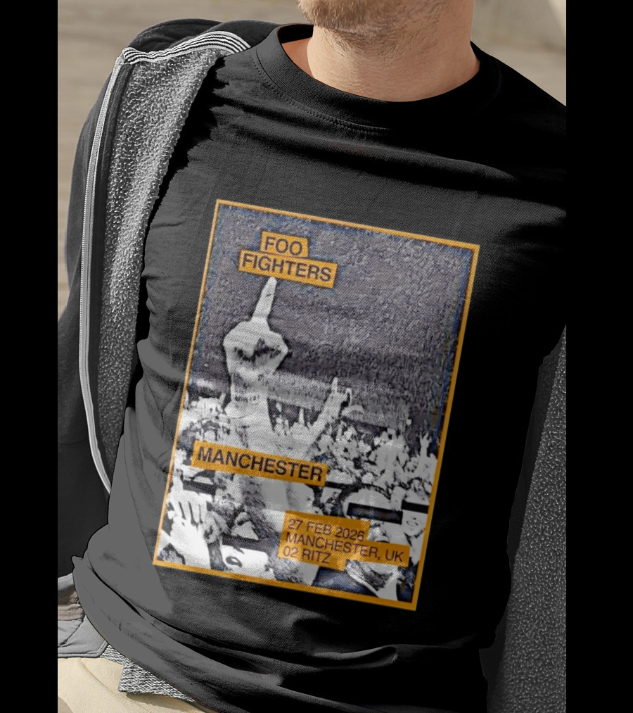 Foo Fighters Manchester 27 Feb 2026 UK O2 Ritz T-Shirt