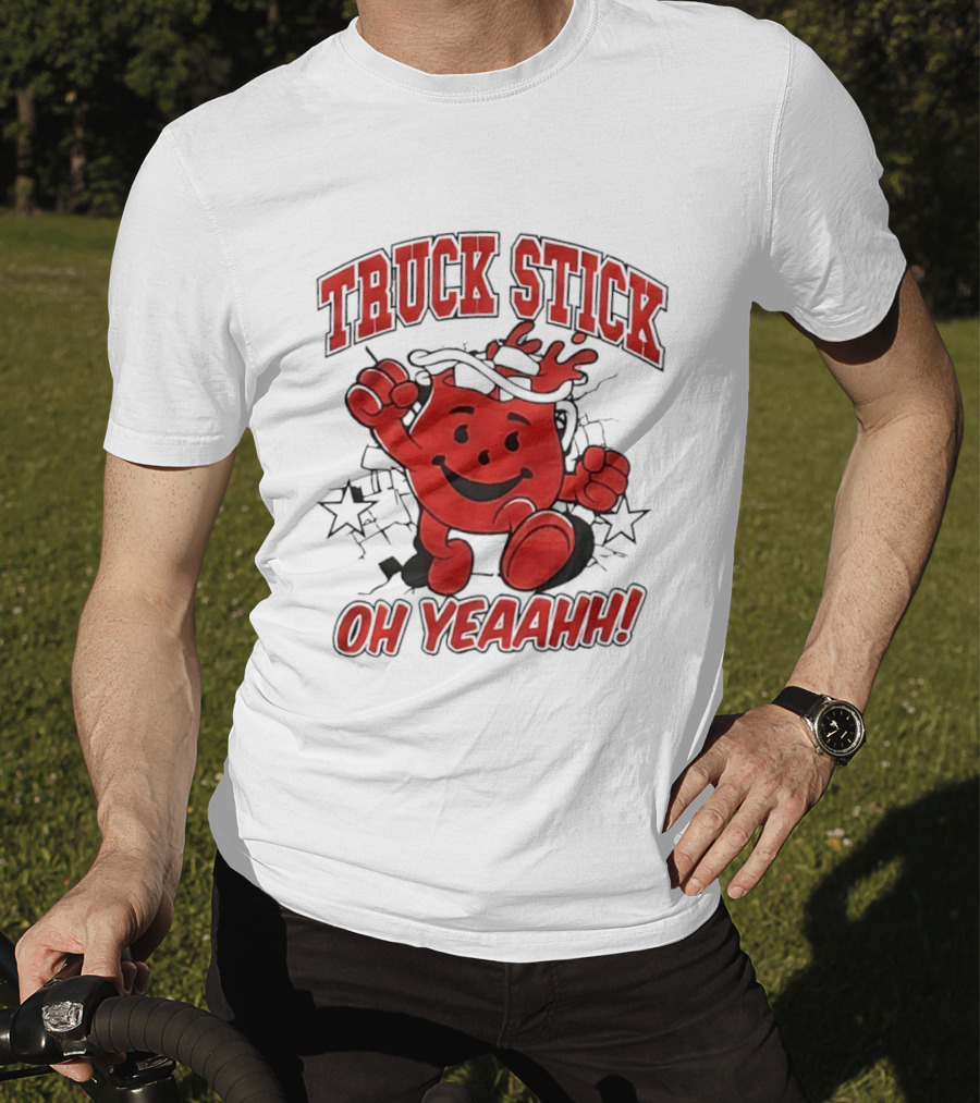 Truck Stick Kool Aid Man Oh Yeaahh T-Shirt