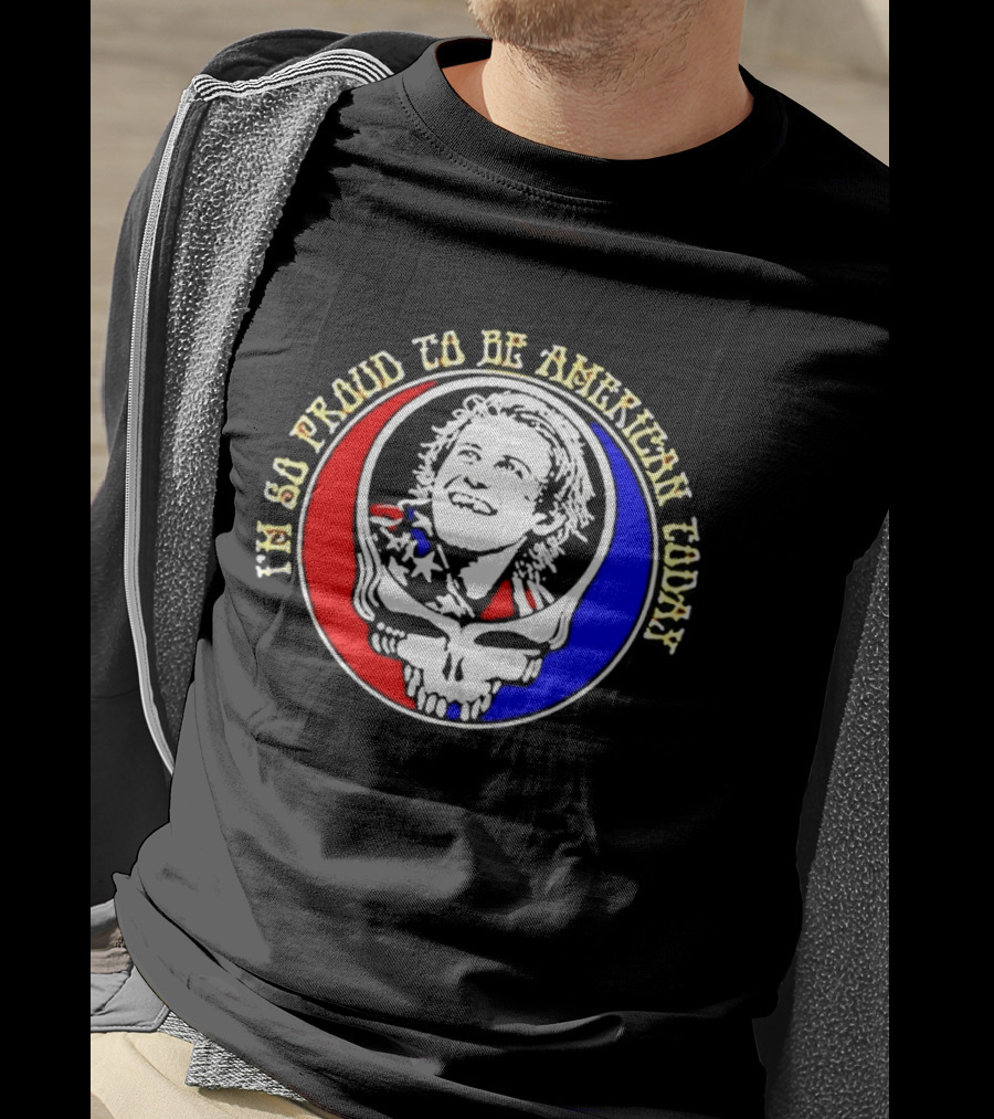 Us Hockey Team Grateful Dead Stealie It's So Proud To Be American Today Jack Hughes American Hero 2026 Winter Olympic Hockey T-Shirt