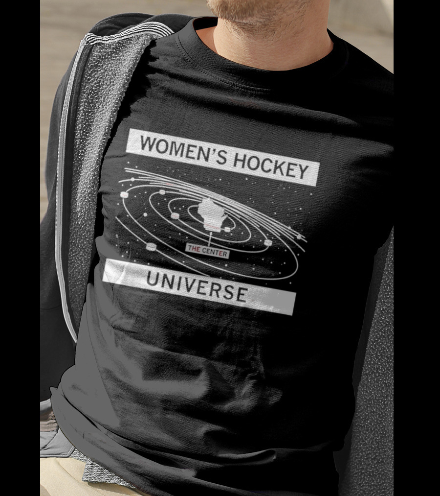 Women's Hockey Universe Center Galaxy Hockey T-Shirt