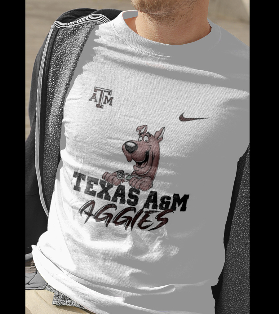 Texas A And M Aggies Scooby Doo Nike Collaboration T-Shirt