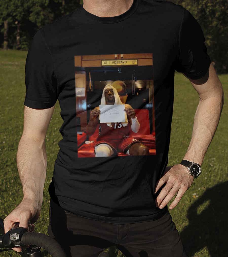 Bam Adebayo 83 Points Locker Room Celebration Passing Kobe Bryant NBA History T-Shirt