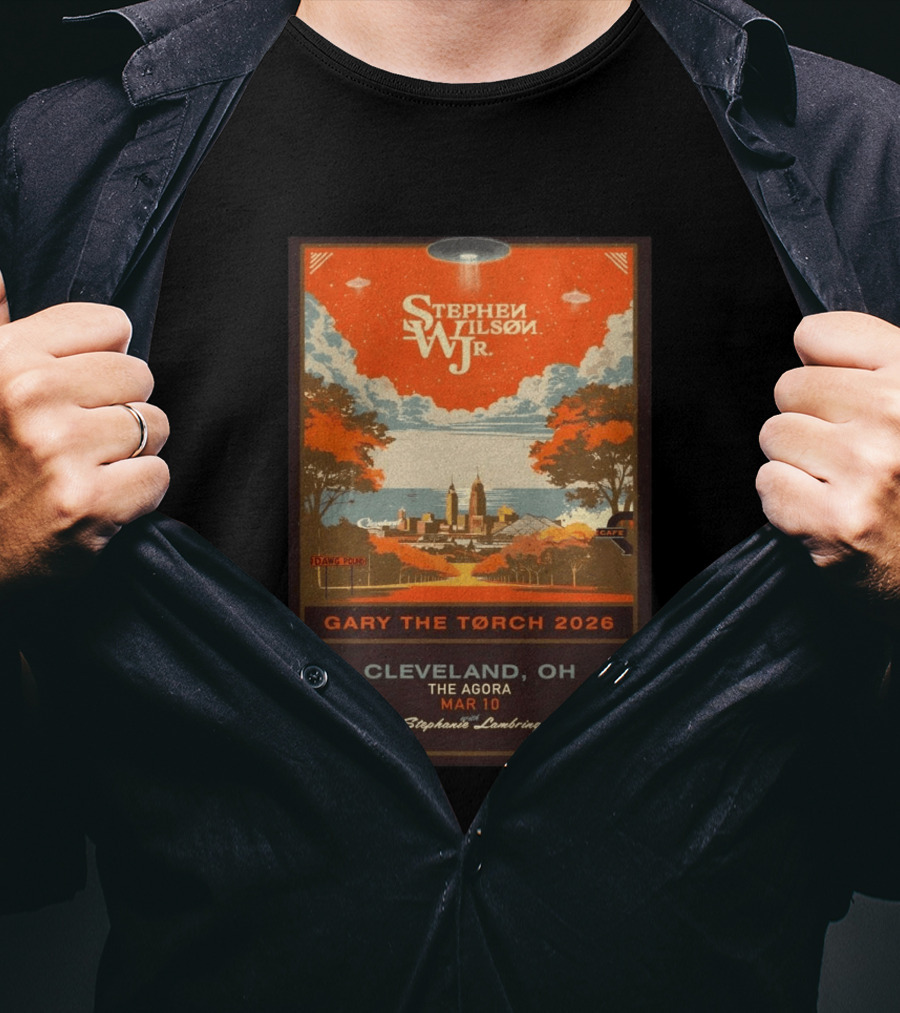 Stephen Wilson JR. Gary The Torch 2026 Agora Theatre Cleveland OH March 10 Stephanie Lambing T-Shirt