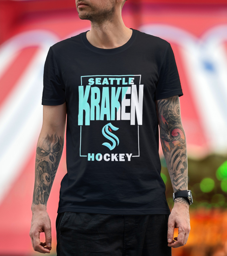 Seattle Kraken S Logo Hockey Team Spirit T-Shirt