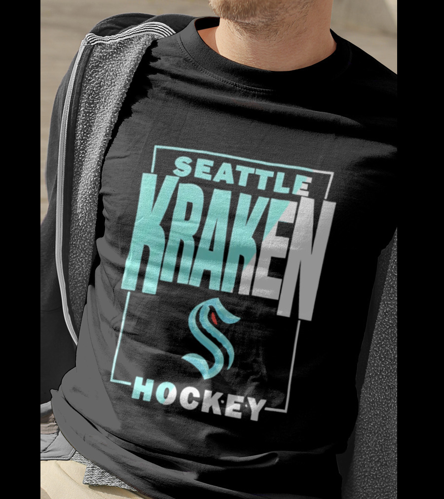 Seattle Kraken S Logo Hockey Team Spirit T-Shirt