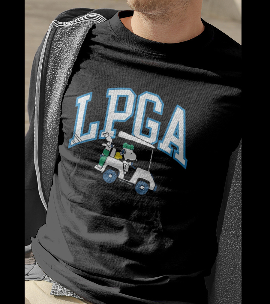 Snoopy Woodstock Golf Cart LPGA T-Shirt
