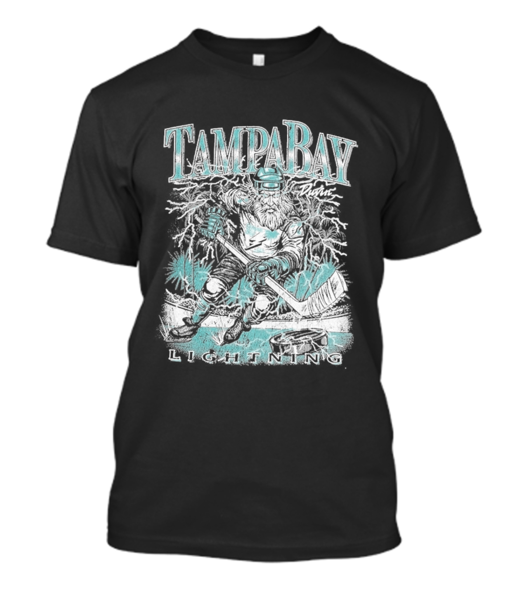 Tampa Bay Lightning X Duvin Special Edition Wild Electric Creature Collaboration T-Shirt