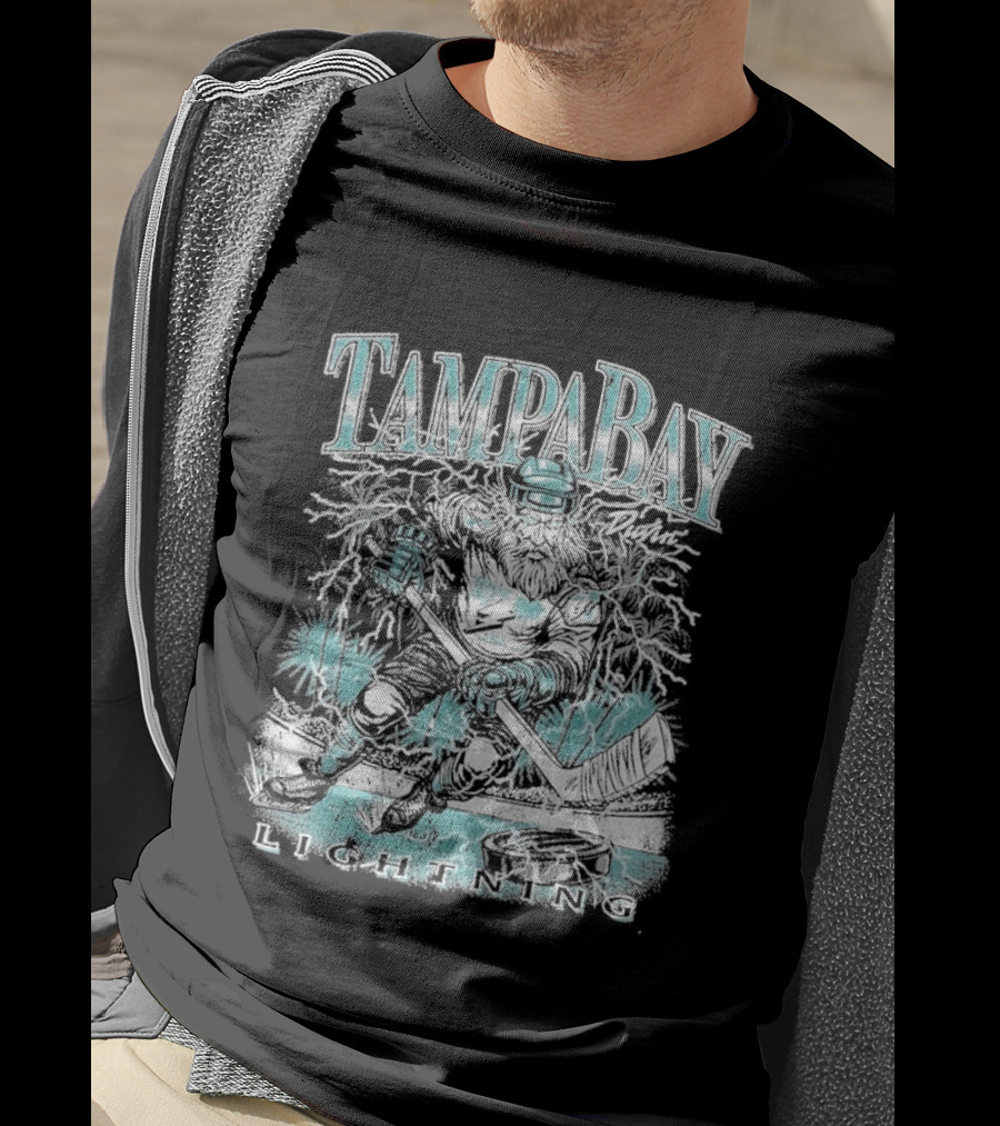 Tampa Bay Lightning X Duvin Special Edition Wild Electric Creature Collaboration T-Shirt
