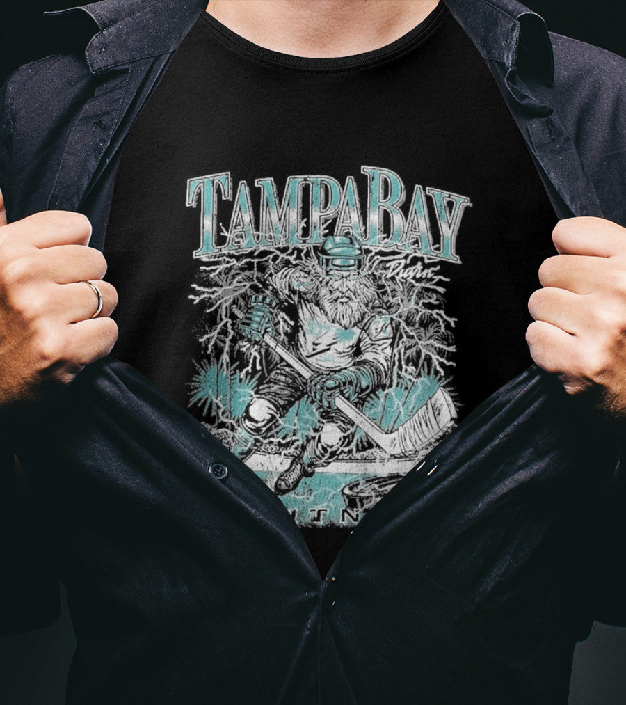 Tampa Bay Lightning X Duvin Special Edition Wild Electric Creature Collaboration T-Shirt