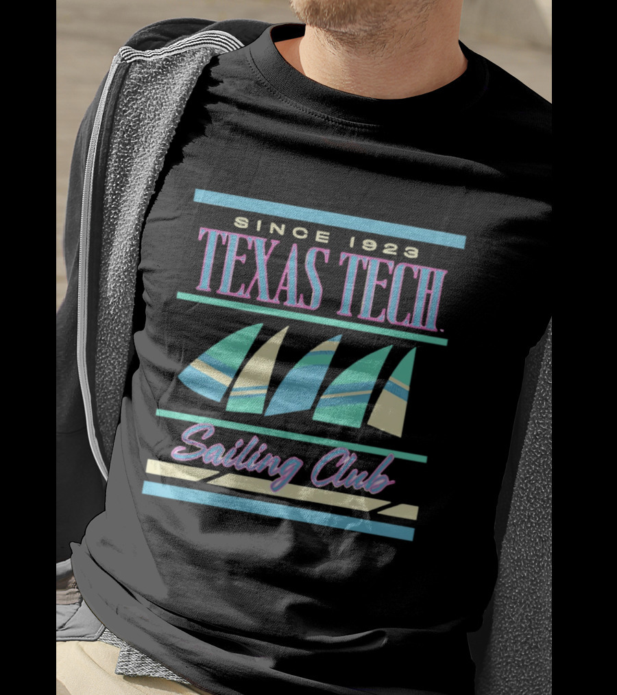Texas Tech Sailing Club Since 1923 Retro Nautical T-Shirt