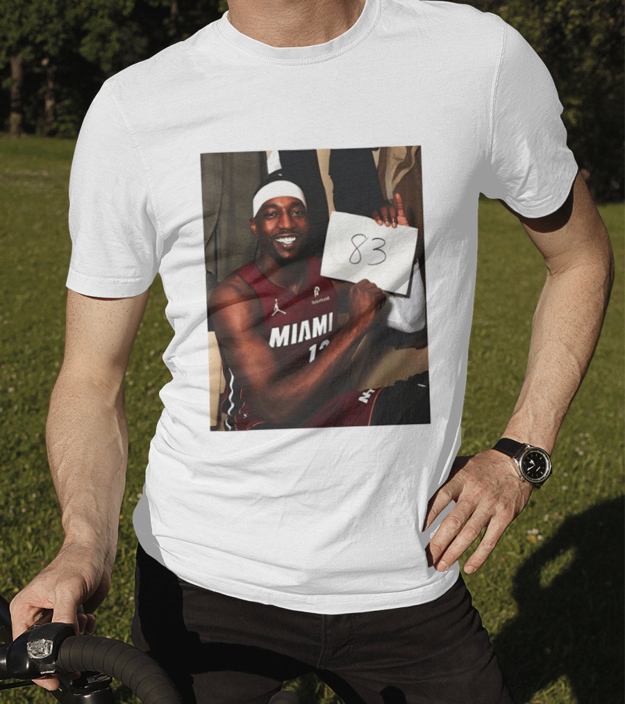 Bam Adebayo 83 Points Miami Heat Tribute NBA Legend Wilt Chamberlain T-Shirt