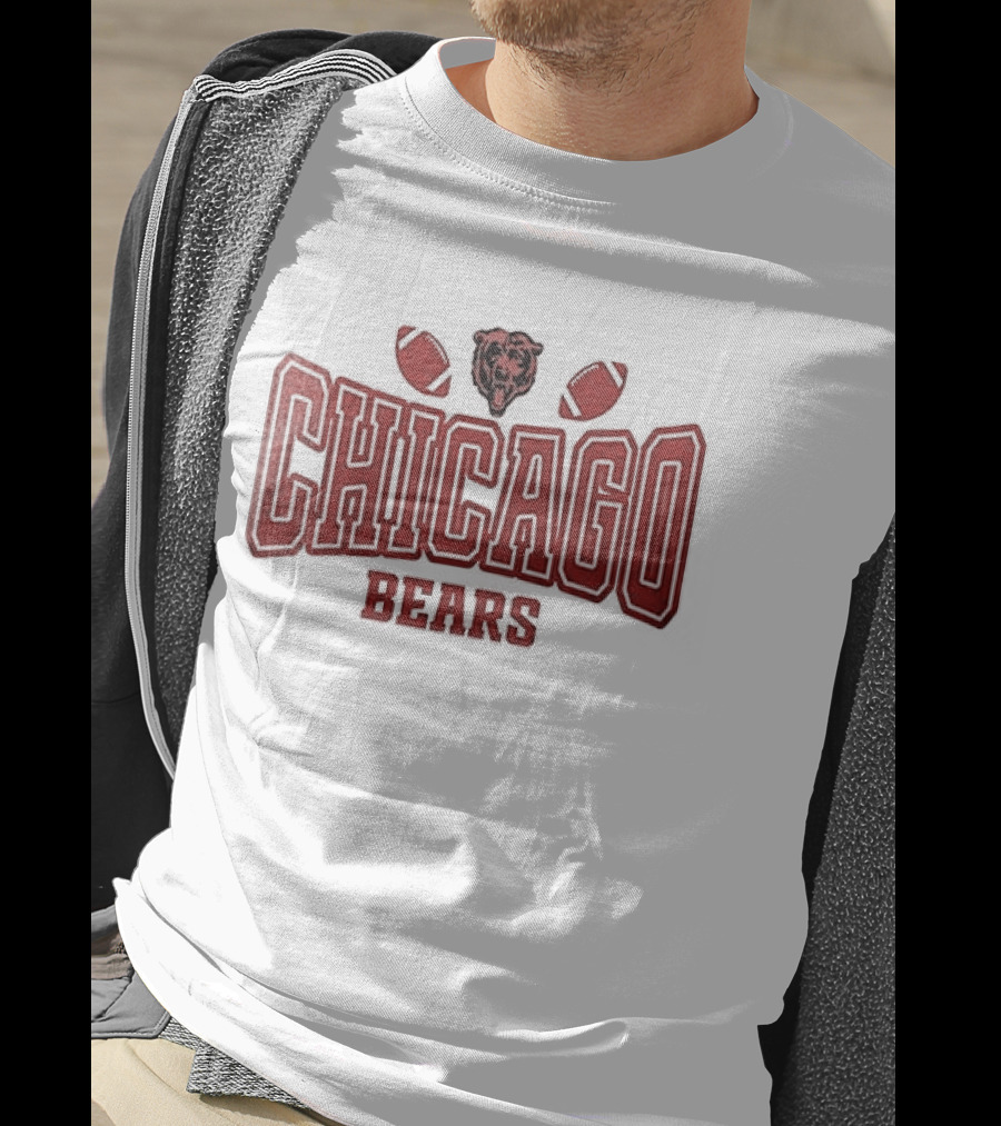 Chicago Bears My Heart Belongs Valentine's Day T-Shirt