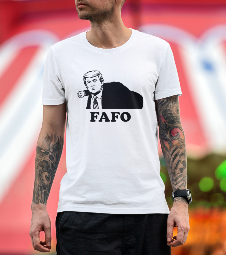 Donald Trump FAFO Punching T-Shirt