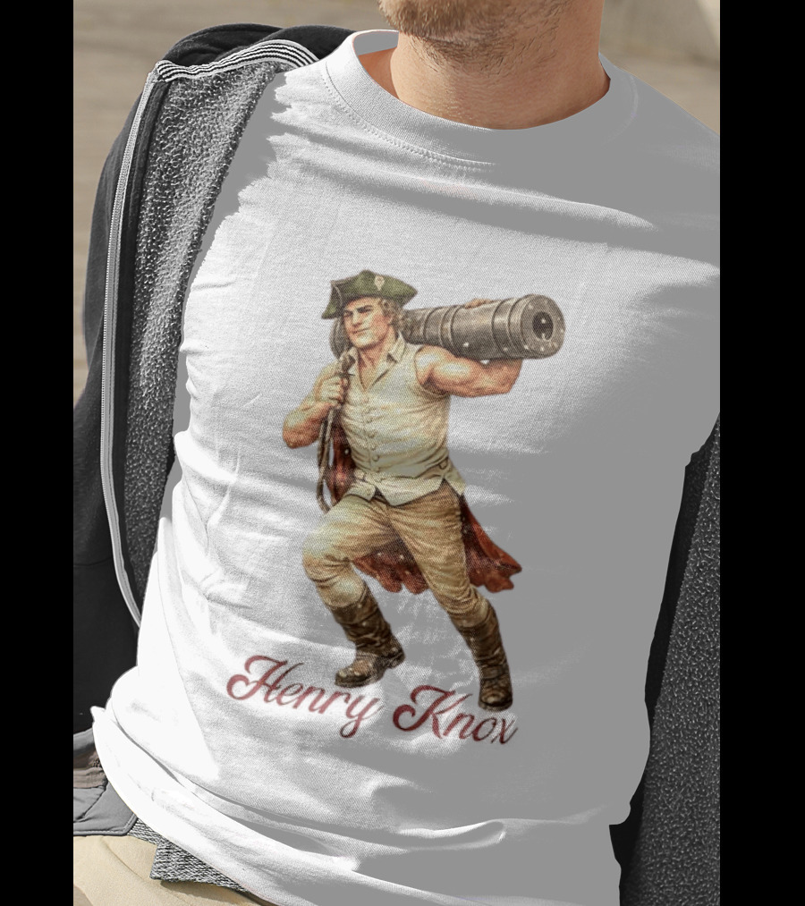 Henry Knox Revolutionary War Cannon Carrier T-Shirt