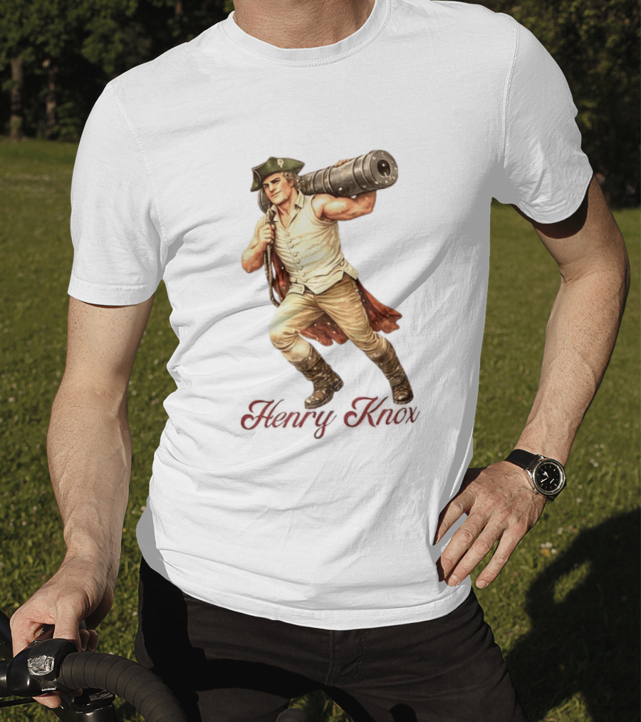 Henry Knox Revolutionary War Cannon Carrier T-Shirt