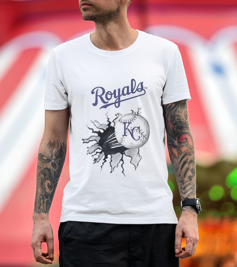 Royals KC Baseball Burst T-Shirt