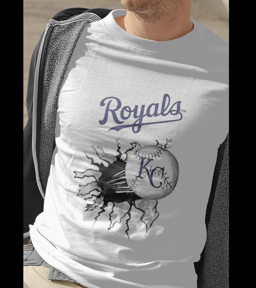 Royals KC Baseball Burst T-Shirt