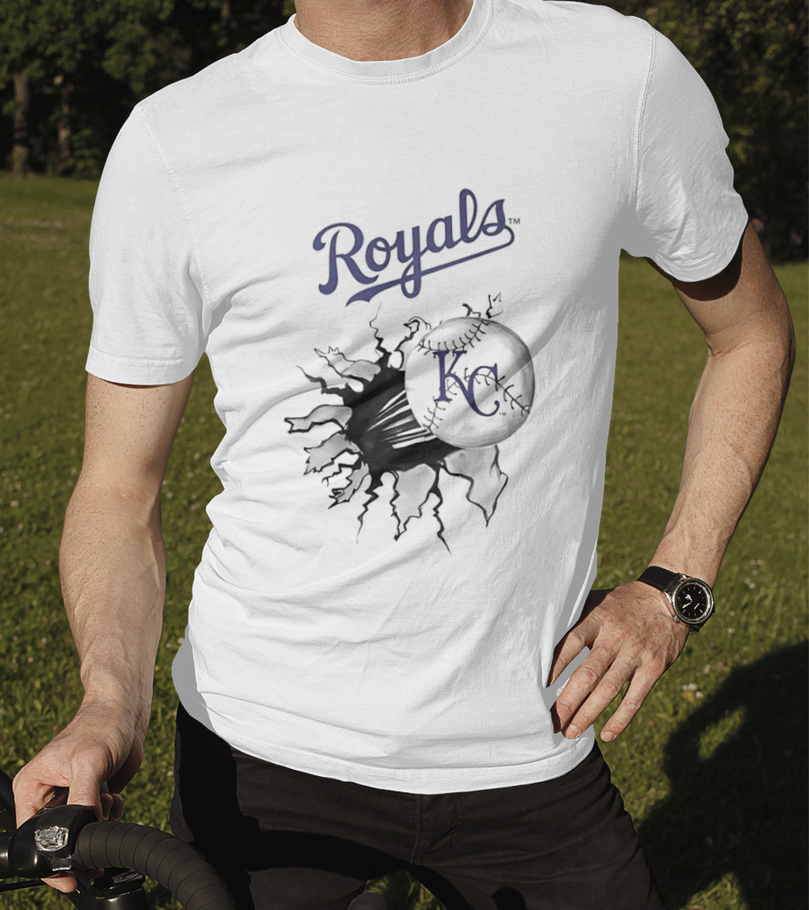 Royals KC Baseball Burst T-Shirt
