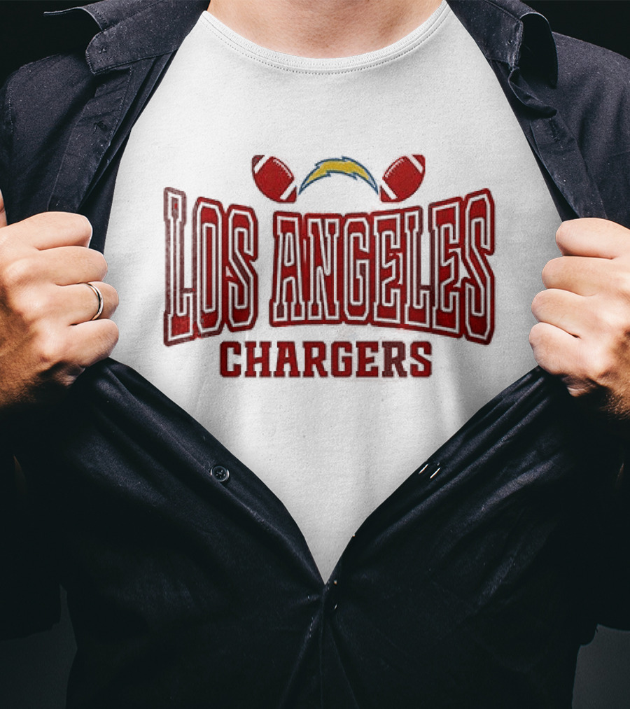 Los Angeles Chargers Sorry Ladies My Heart Belongs Valentine's Day T-Shirt