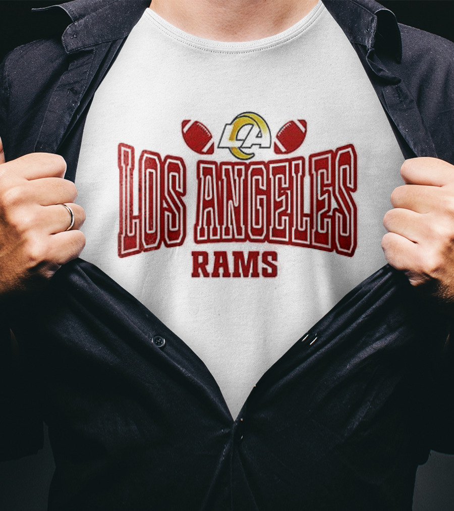 Los Angeles Rams Sorry Ladies My Heart Belongs Valentine's Day T-Shirt