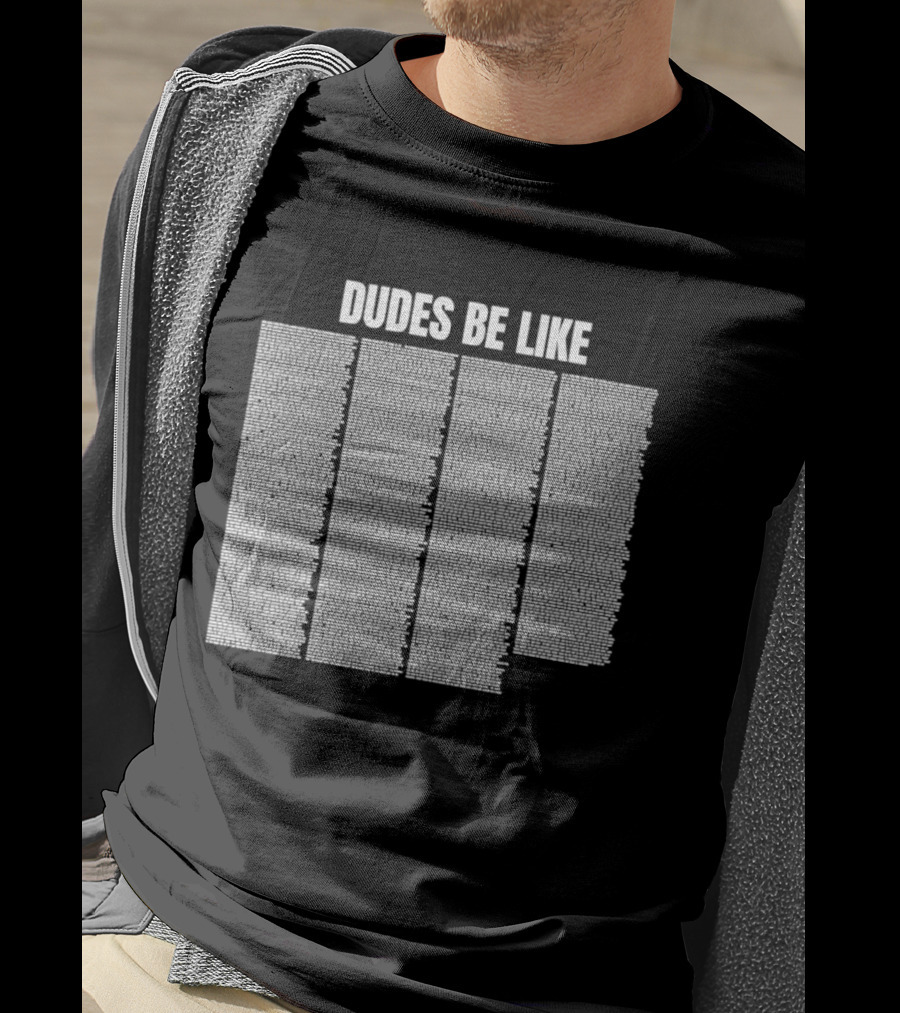 Dudes Be Like Iconic Five Question Marks T-Shirt