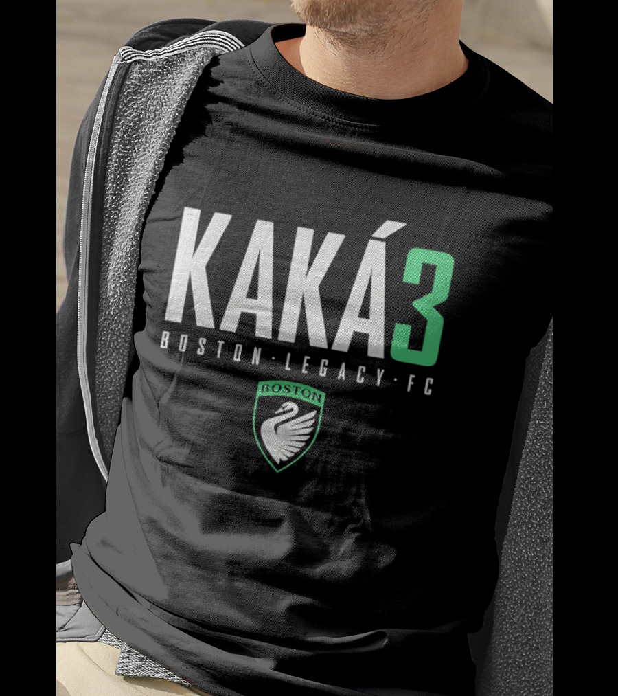 Kaká 3 Boston Legacy FC Soccer Team Swan T-Shirt