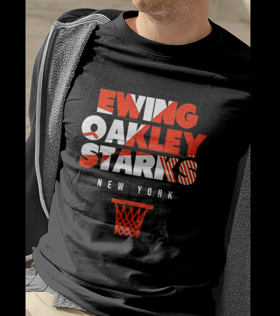 Ewing Oakley Starks New York Basketball Legacy T-Shirt