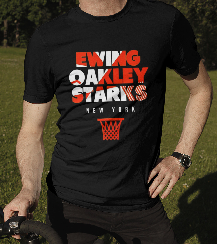 Ewing Oakley Starks New York Basketball Legacy T-Shirt