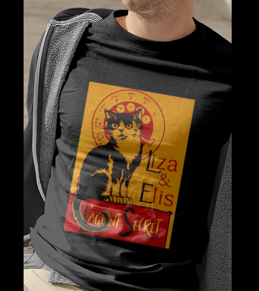 Liza E Elis Gata L'Agent Secret T-Shirt