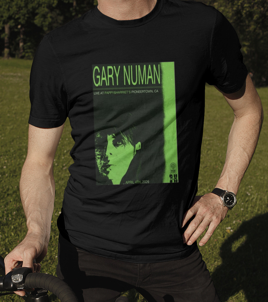 Gary Numan Live At Pappy & Harriet's Pioneertown CA April 4th 2026 T-Shirt