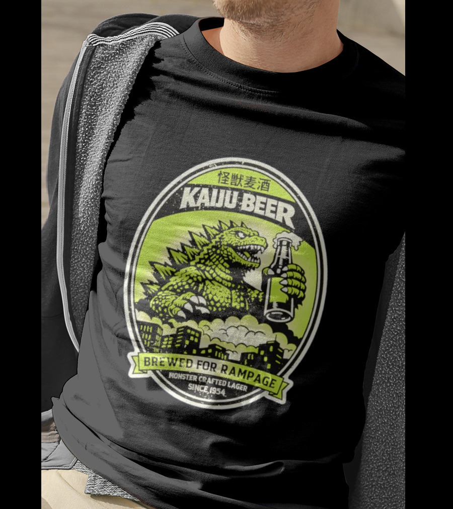 Kaiju Beer Brewed For Rampage Monster Crafted Lager Since 1954 T-Shirt