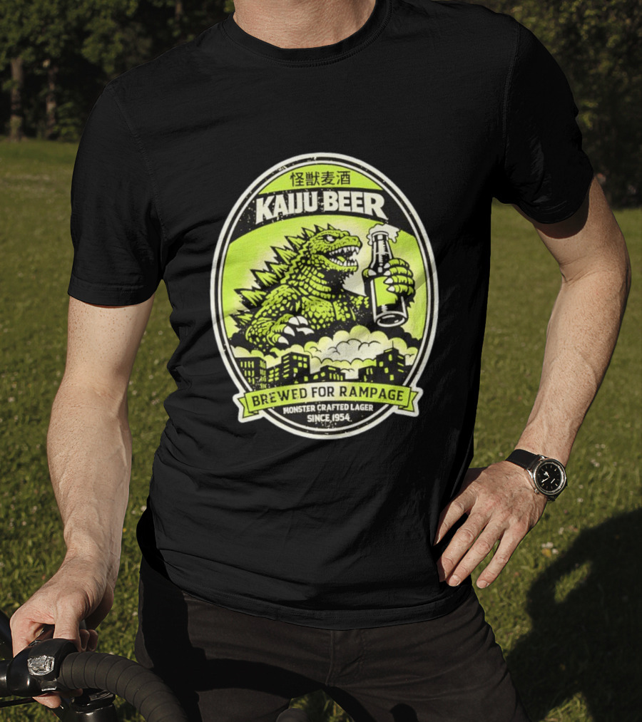 Kaiju Beer Brewed For Rampage Monster Crafted Lager Since 1954 T-Shirt