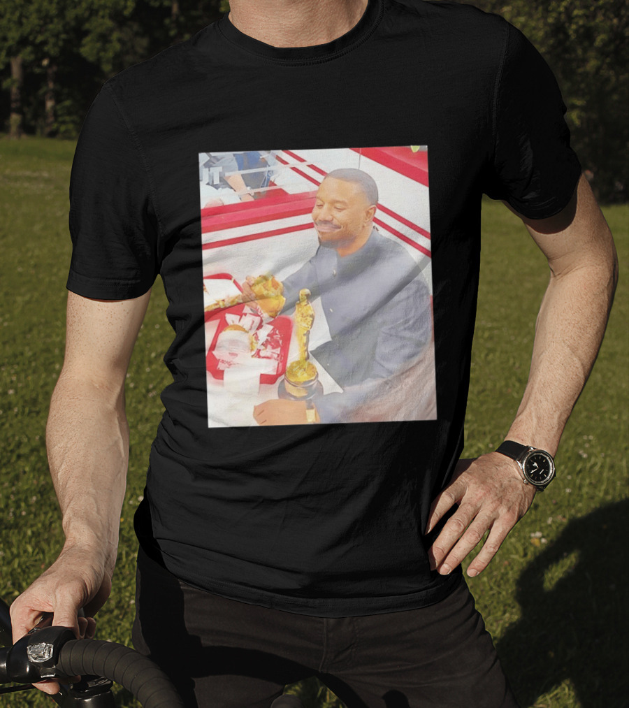 Michael B Jordan Burger Celebration Sinners 2026 Oscar T-Shirt