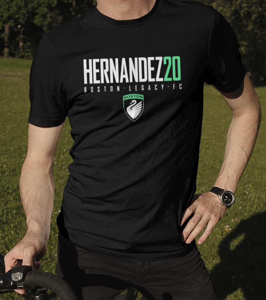 Hernandez20 Boston Legacy FC White Swan T-Shirt